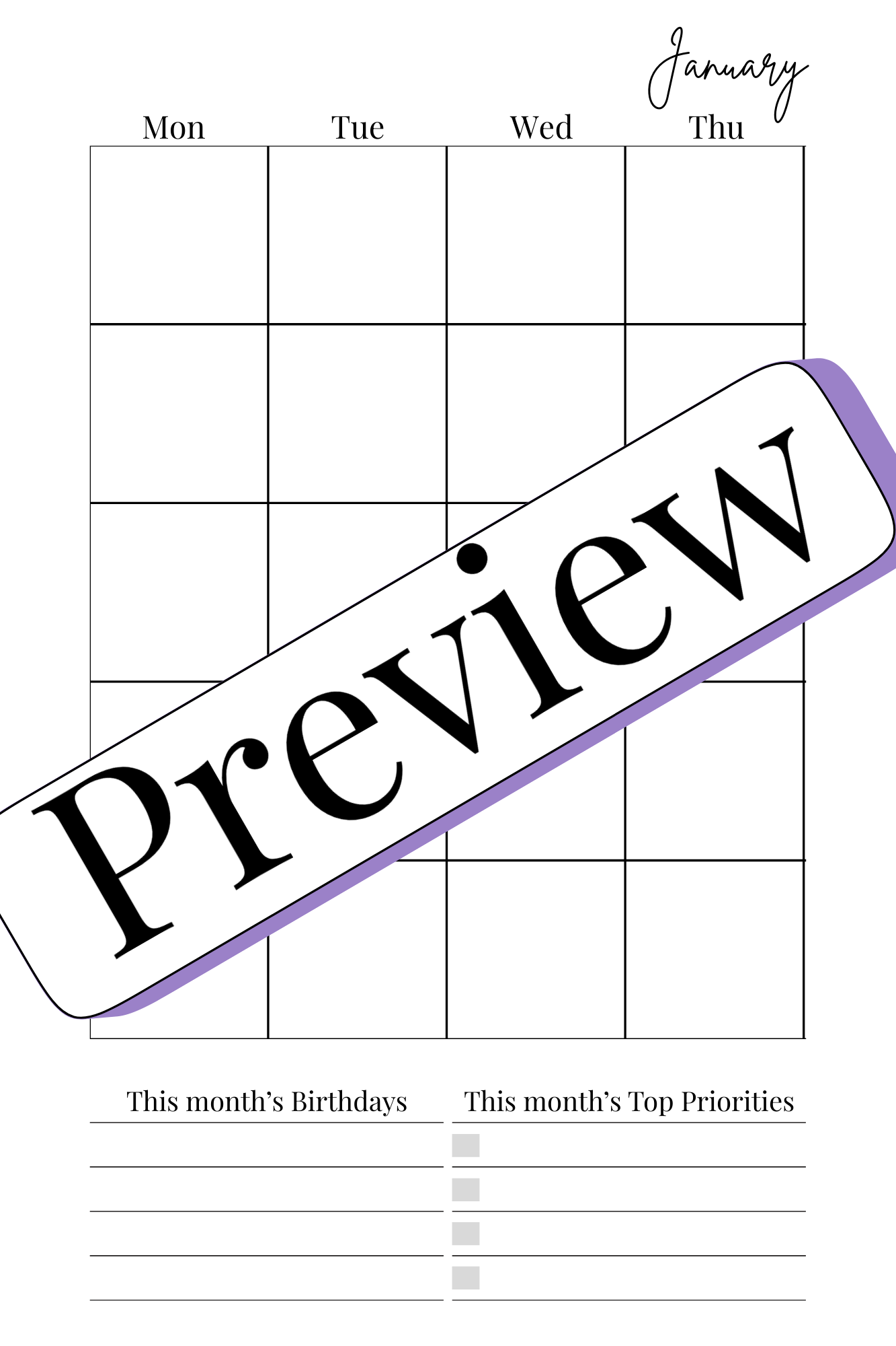 The 'Scent for Self Care' Yearly Planner