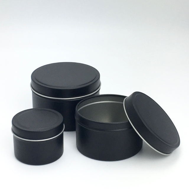 Signature Black Tin Candles - Autumn Scents