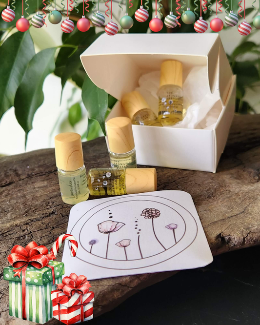 The Singles | Sample Set | Botanical Perfume Oils | Christmas Gift Idea