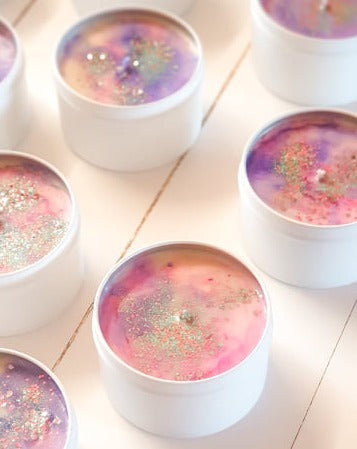 Signature White Tin Candles