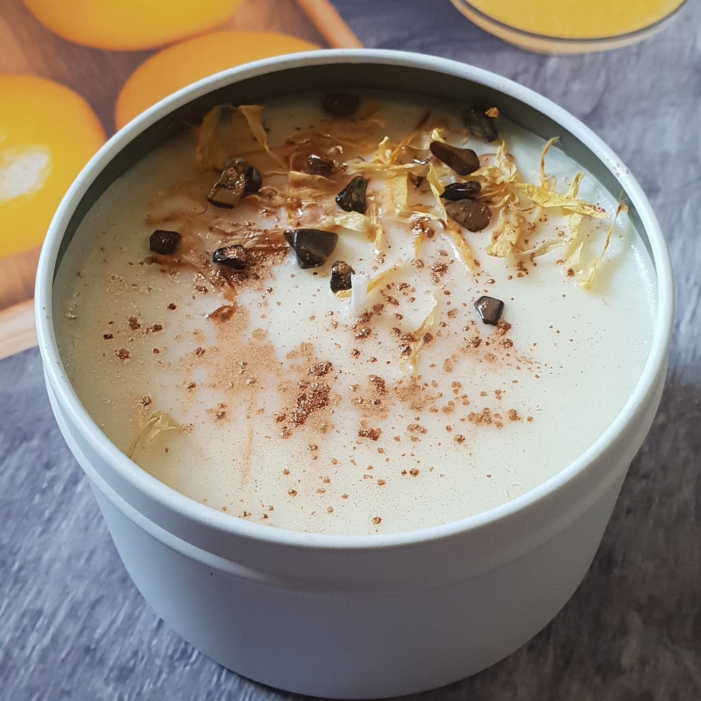 Signature White Tin Candles - Autumn Scents