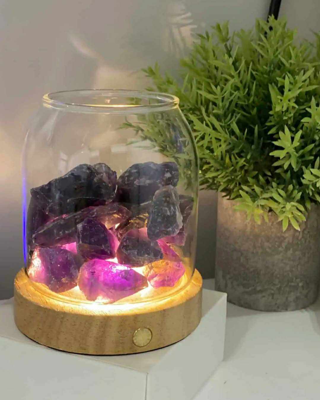 Dome Crystal Light Diffuser Lamp