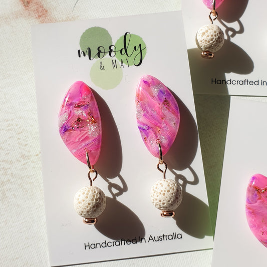Pipi | Diffuser Bead Earrings | Dangley Studs